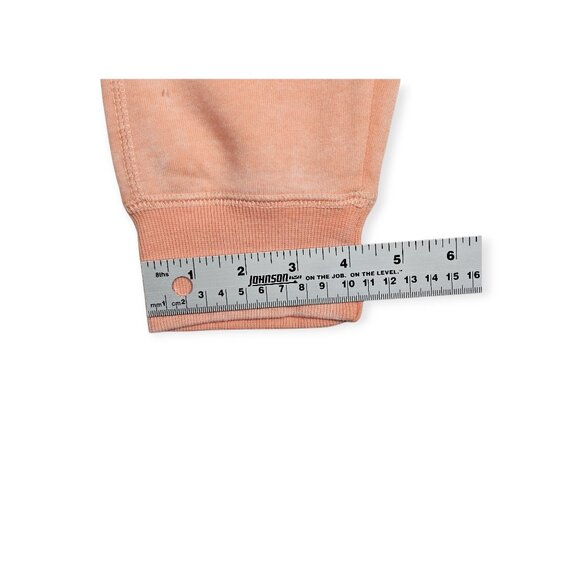 Reflex Womens Peach Jogger Sweatpants L Adjustable Drawstring & Cuffed Ankles - Picture 6 of 8